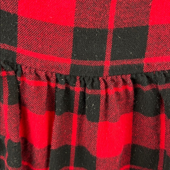 The Children’s Place - Girls Dress - Red and Black Plaid - Size 10/12 - Picture 7 of 8